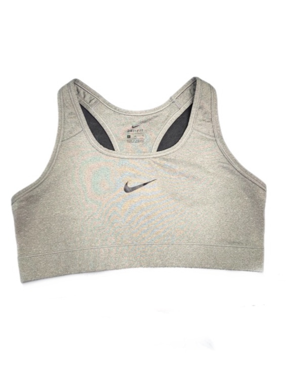 Nike Dri-FIT Gray Racerback Sports Bra